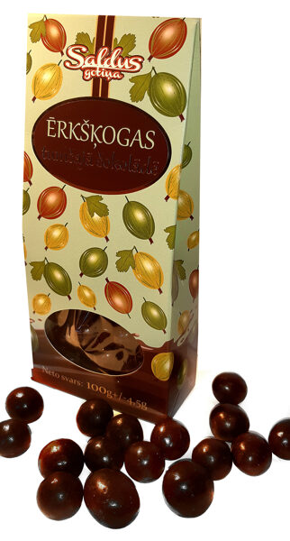 ĒRKŠĶOGAS tumšajā šokolādē (100g)