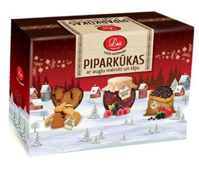 PIPARKŪKAS AR AUGĻU MĒRCĪTI UN  TĒJU 350g 