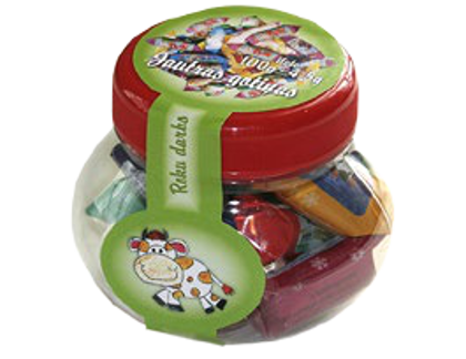 Piena konfektes “Jautrās gotiņas” (mazās) (100 gr.)