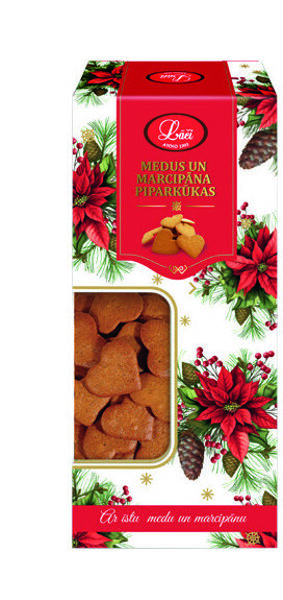 Piparkūkas ar medu un marcipānu (190 gr.)