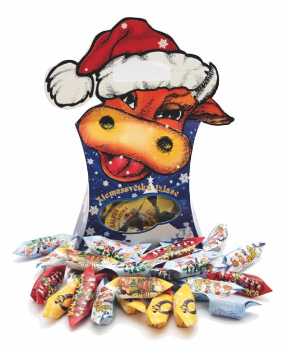 Kastīte piena konfektes '' Saldus izlase'' (350 gr.)