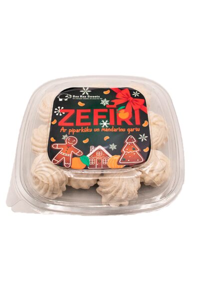 Zefīrs ar mandarīnu un piarkūku garšu  (200 g)