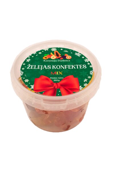 Ziemassvētku Želejkonfektes MIX spainītī (350g)